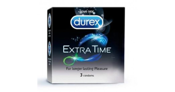 Durex Extra Time Condoms (Pack of 3) : Buy Durex Extra Time Condoms (Pack of 3) Online at Best Price in India | Planet Health