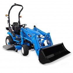 LS Tractor MT1.25 4x4 - 24.7 HP / IND + TUR LL1100 loader + LM1160 mower