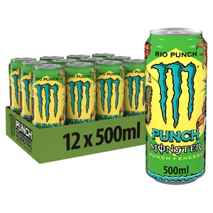 Monster Energy Drink Rio Punch 12 x 500ml