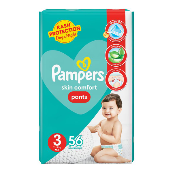 Pampers Pants Medium | Size 3 | 56 Pcs